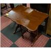 Image 1 : ANTIQUE EDWARDIAN SOLID WOOD TABLE