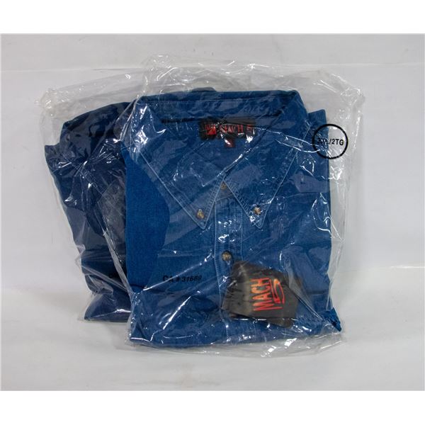NEW MEN'S SHIRTS 2DENIM SIZE 2XL
