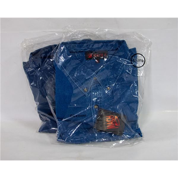 NEW MEN'S SHIRTS 2DENIM SIZE 2XL