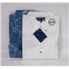 Image 1 : NEW MEN'S SHIRTS 1DENIM 1WHITE SIZE 2XL