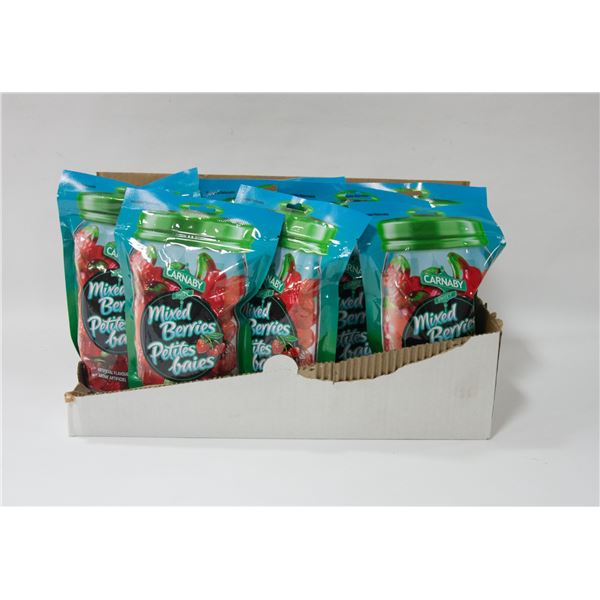 NEW CASE OF CARNABY MIXED BERRIES GUMMY CANDIES