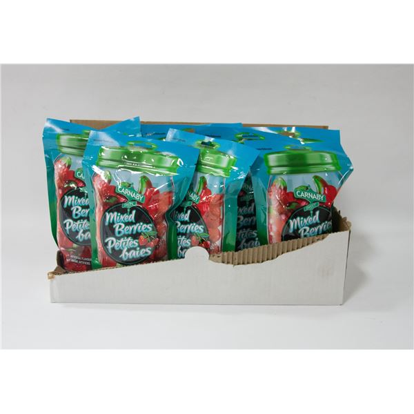 NEW CASE OF CARNABY MIXED BERRIES GUMMY CANDIES