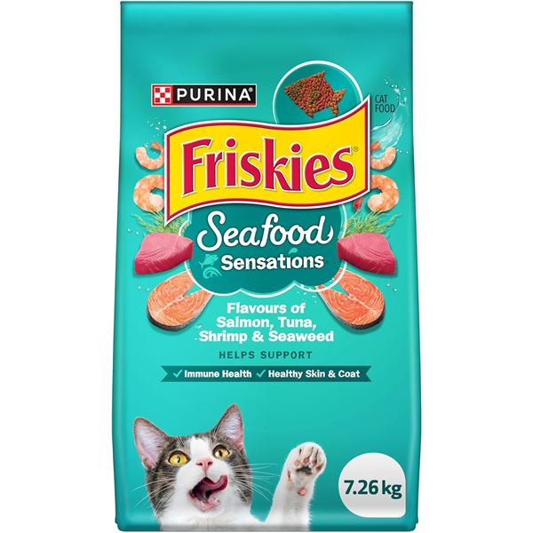 NEW PURINA FRISKIES SEAFOOD SENSATIONS CAT FOOD