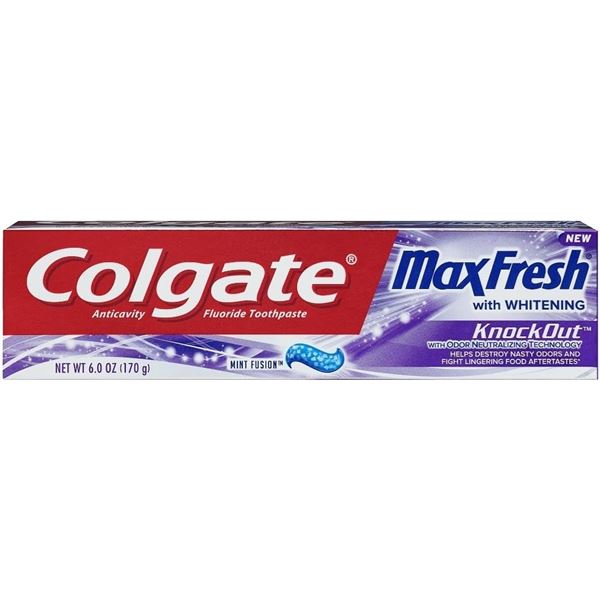 3 NEW TUBES OF COLGATE MAX FRESH TOOTHPASTE