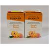 TWO 1.4L  MONIN BLENDER READY FRUIT SMOOTHIE