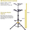 Image 2 : NEW HERCULES GS432B TRIPLE GUITAR STAND PLUS