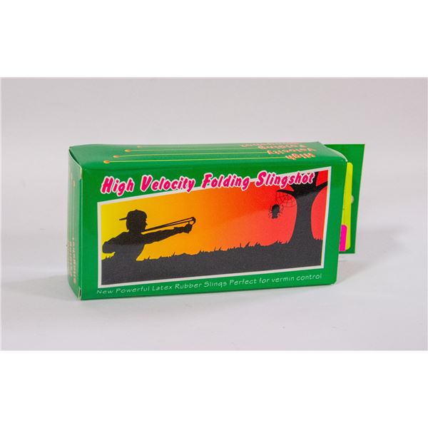 NEW HIGH VELOCITY FOLDING SLINGSHOT