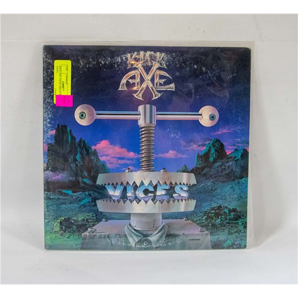 KICK AXE VICES 1984 LP RECORD VINYL