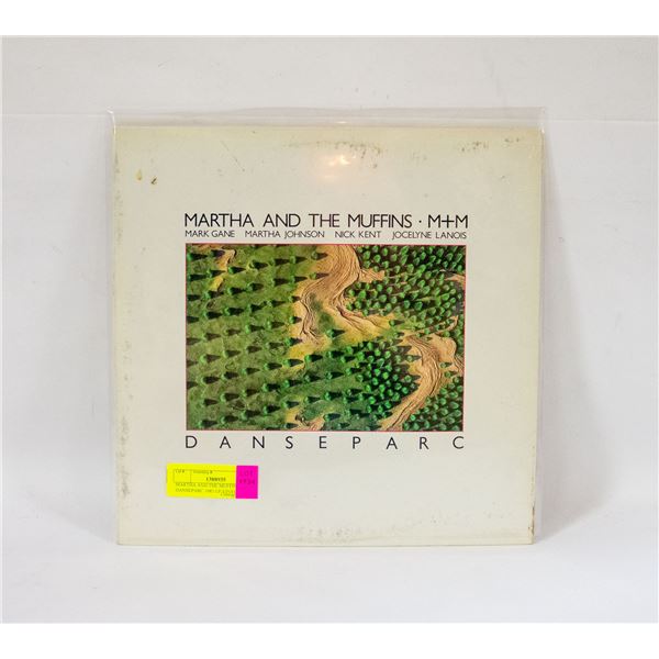 MARTHA AND THE MUFFINS DANSEPARC 1983 LP VINYL