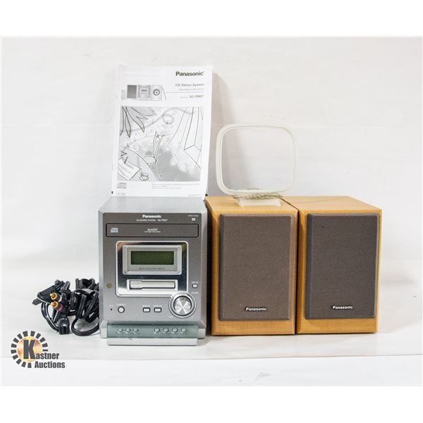 PANASONIC CD STEREO SYSTEM W/SPEAKERS