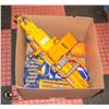 Image 1 : NERF GUNS/DARTS/DISCS- BOX LOT ASSORTED