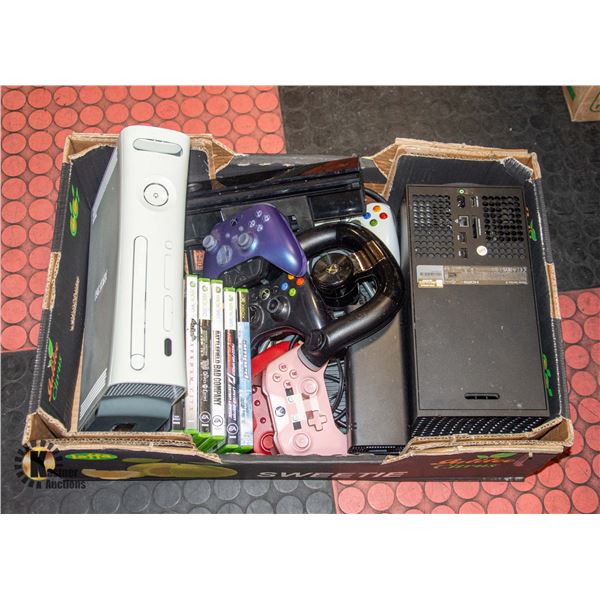 LOT OF XBOX X, 360, GAMES, & CONTROLLERS