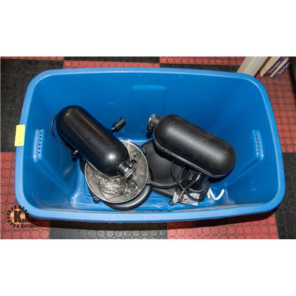LOT OF KITCHENAID MIXERS & PARTS