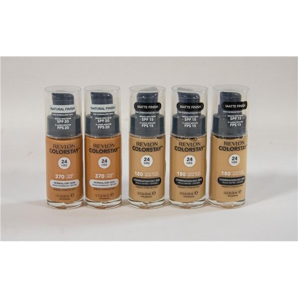 5 REVLON COLORSTAY - NEW