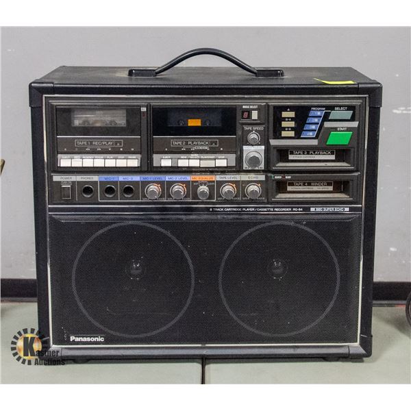 PANASONIC 8 TRACK/CASSETTE PLAYER