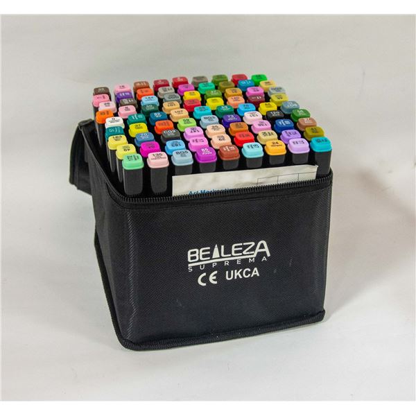 NEW 80 COLORS MARKERS ARTIST DRAWING TIP MARKERS
