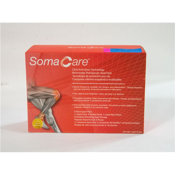 NEW 6PCS SOMA CARE SPORT CLICK ACTIVATION REUSABLE