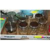 Image 1 : 70 GLASS STORAGE JARS 10 PIECES SILVER LIDS