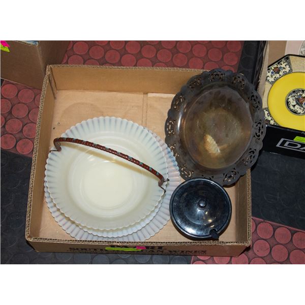 IRRIDESCENT SERVING WARE SET 6 PCS +