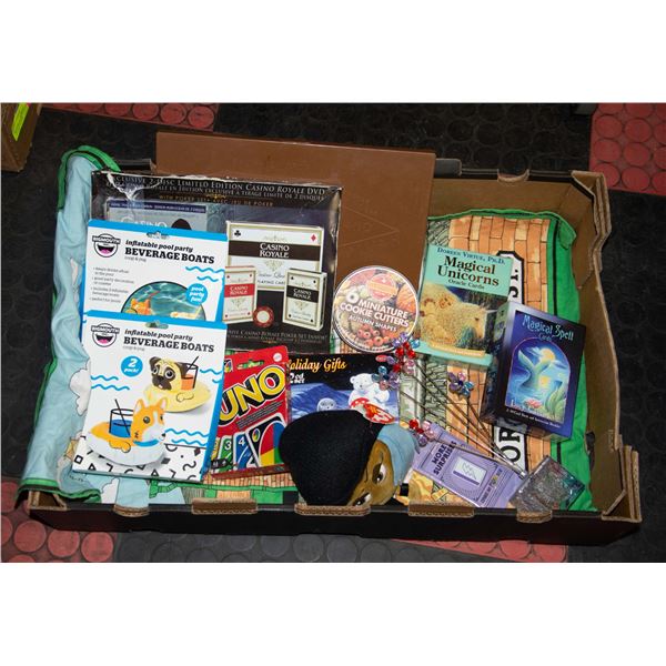 FLAT OF ESTATE ITEMS MOSTLY NEW ALL TOGETHER