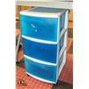 Image 1 : 3 DRAWER STERLITE CRAFT STORAGE ROLLING