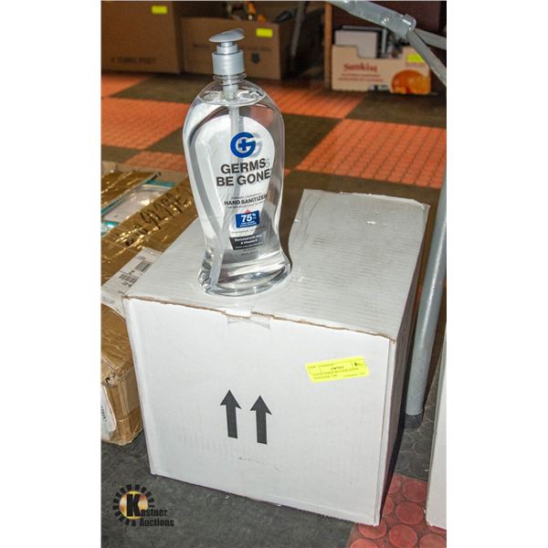 33.8 OZ GERMS BE GONE HAND SANITIZER 12PK EXP 3/25