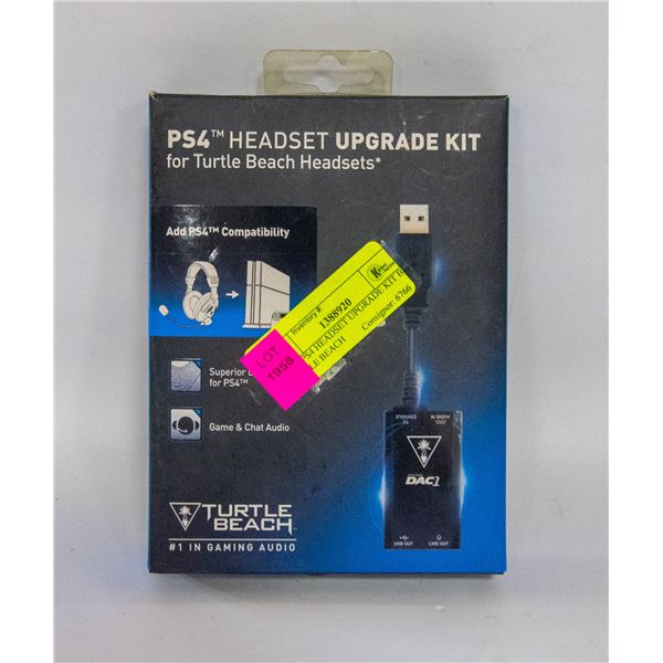 NEW PS4 HEADSET UPGRADE KIT BY TURTLE BEACH