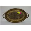 Image 1 : VINTAGE INDIAN BRASS TRAY