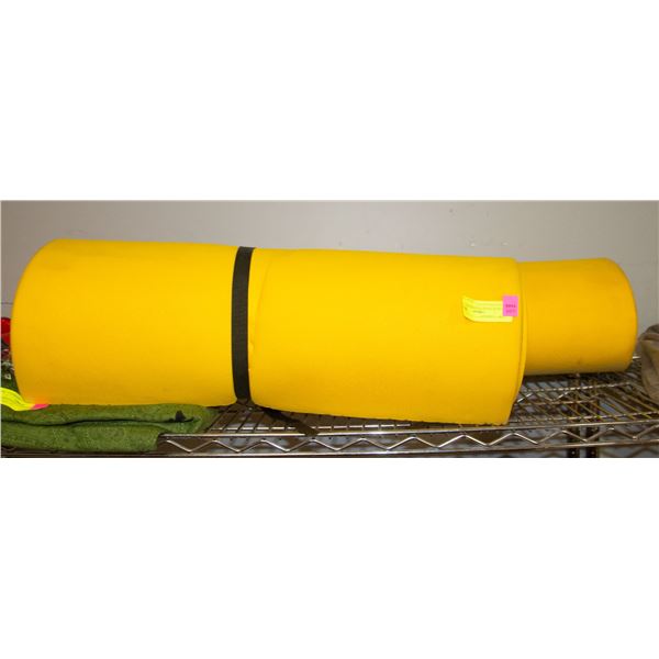 2 THICK FOAM EXERCISE MATS TOGETHER-ESTATE