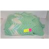 Image 1 : HANDMADE 5FT AFGHAN KNITTED BLANKET-ESTATE