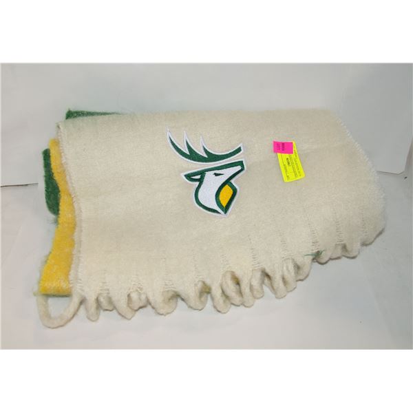 EDMONTON ELKS GERTEX XLARGE SCARF MOHAIR SOFT