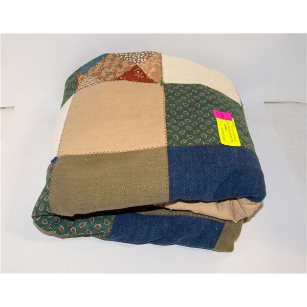ESTATE PATCHWORK QUILT "PICK OF THE PATCH"-ESTAT