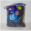 Image 1 : BLACK CREW SOCKS 12-16 SIZE 6-PACK FRUIT OF