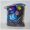 Image 1 : BLACK CREW SOCKS 12-16 SIZE 6-PACK FRUIT OF