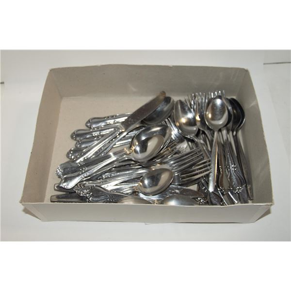 FLATWARE/CUTLERY- STAINLESS ASST. 49 PIECES