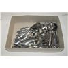 Image 1 : FLATWARE/CUTLERY- STAINLESS ASST. 49 PIECES