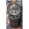 Image 1 : "PAWN SHOP" FULL SET OF TIRES R17 UINVERSAL BOLT