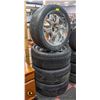 Image 1 : "PAWN SHOP" FULL SET OF TIRES R22 6 BOLT PATTERN