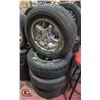 Image 1 : "PAWN SHOP" FULL SET OF TIRES R15 UNIVERSAL BOLT -