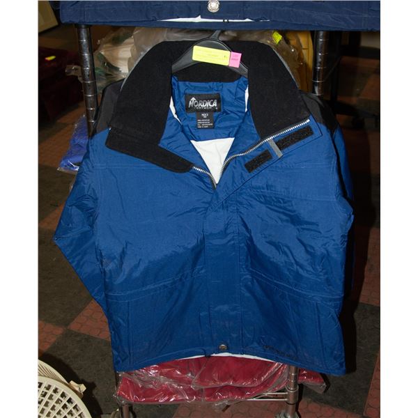 NEW NORDICA INSULATED XS JACKET NAVY BLUE