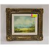 Image 1 : FRAMED ORIGINAL OIL PAINTING 14.5 X