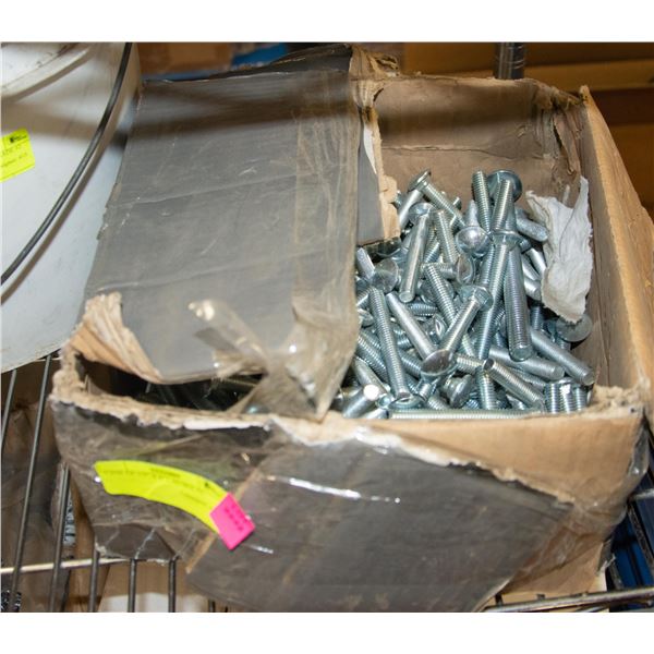 CASE OF 3/8" X 3" ZINC GRADE #2 CARRIAGE BOLTS