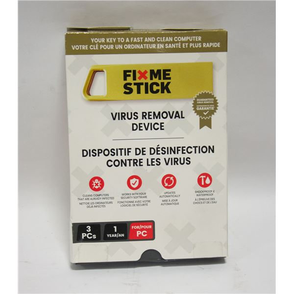 FIXME STICK VIRUS REMOVAL DEVICE