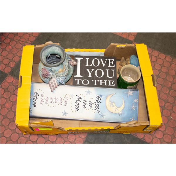 BOX OF HOME DECOR