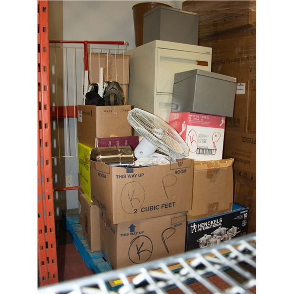 ESTATE HOUSEHOLD PALLET OF ASSORTED ITEMS