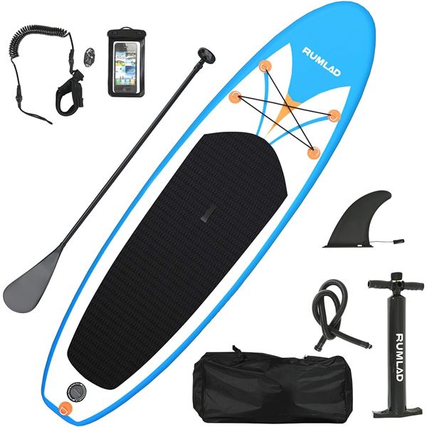 BRAND NEW RUMLAD INFLATABLE STAND UP PADDLEBOARD