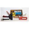 Image 1 : HEAVY DUTY STAPLERS W/STAPLES- BOX LOT