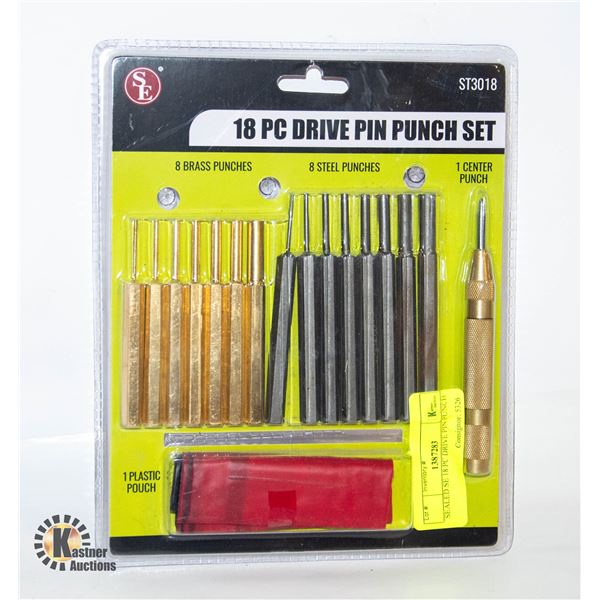 SEALED SE 18 PC DRIVE PIN PUNCH