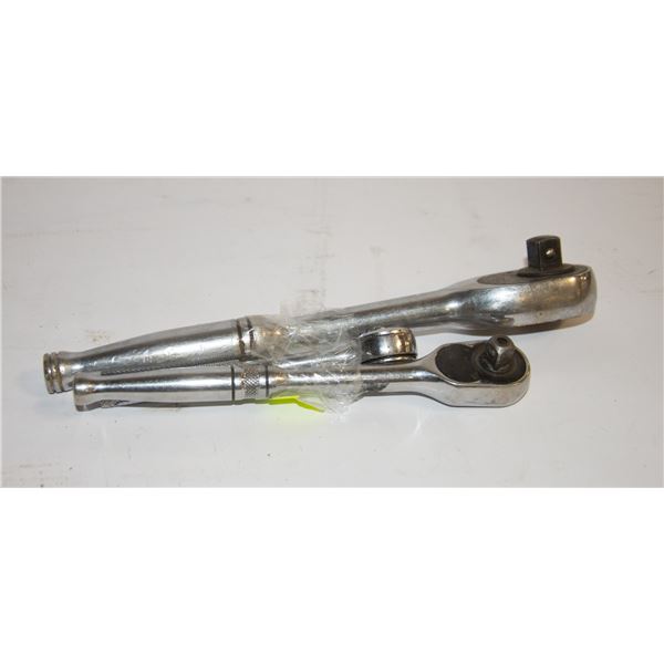 3PC MASTERCRAFT RATCHETS- 1/4", 3/8" & 1/2"