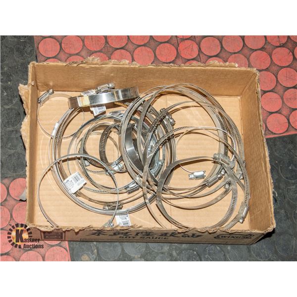 METAL CLAMPS, VARIOUS SIZES